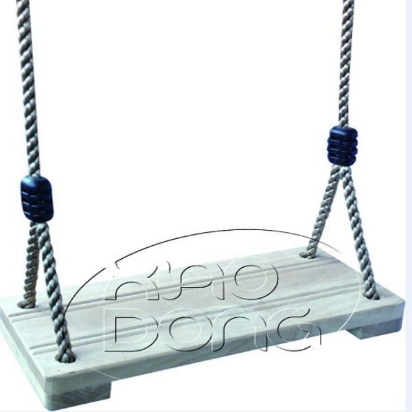 Rectangular wooden swing